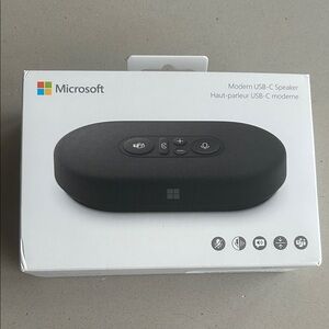 Microsoft USB-C Speaker in Black